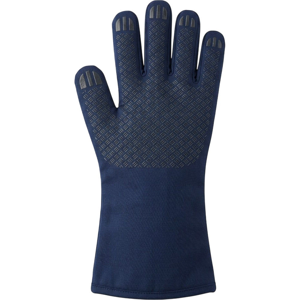 Tastyly Long Cuff Oven Gloves Cotton Silicone Grip Navy
