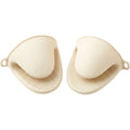 Tastyly Waterproof Silicone Pinch Mitts 2-Pack Cream